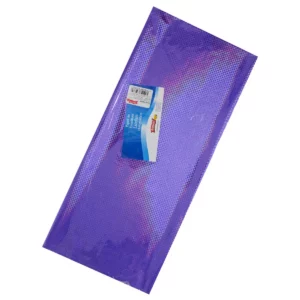 PAPEL HOLOGRAFICO C/10 70X53CM MALLA MORADO