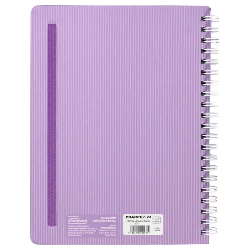 CUADERNO PROFESIONAL 100HJS PASTEL C7 ATADO DE 3 PZAS. - Imagen 2