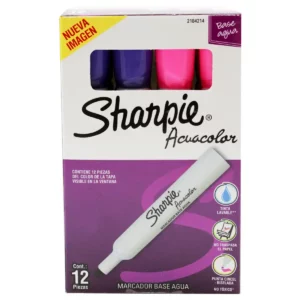 MARCADOR ACUACOLOR C/12 COLOR MIX (AZ C,VDE,NJA,RS,AM,MDO)