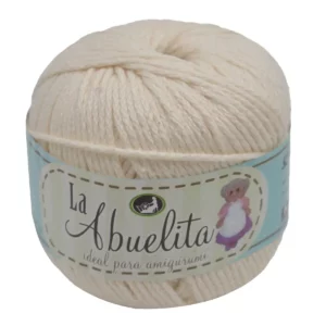 HILAZA DE ALGODON C/5 LA ABUELITA 18 CRUDO