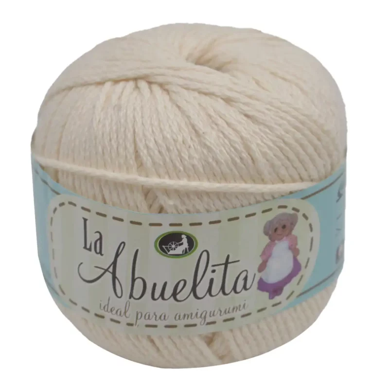 HILAZA DE ALGODON C/5 LA ABUELITA 18 CRUDO