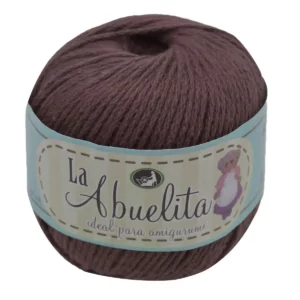 HILAZA DE ALGODON C/5 LA ABUELITA 28 CHOCOLATE.