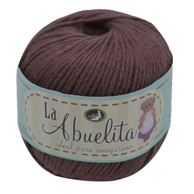 HILAZA DE ALGODON C/5 LA ABUELITA 28 CHOCOLATE.