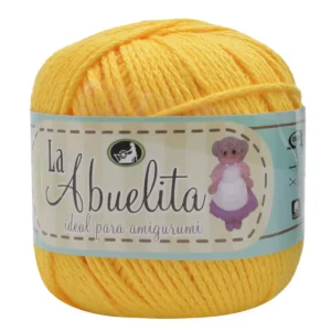 HILAZA DE ALGODON C/5 LA ABUELITA 02 CANARIO