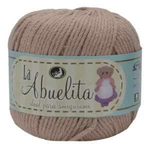 HILAZA DE ALGODON C/5 LA ABUELITA 24 CAMELLO