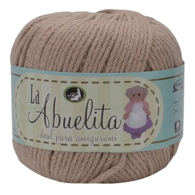 HILAZA DE ALGODON C/5 LA ABUELITA 24 CAMELLO