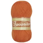 ESTAMBRE FAVORITO 50GRS 3008 NARANJA ATADO DE 6 PZAS.