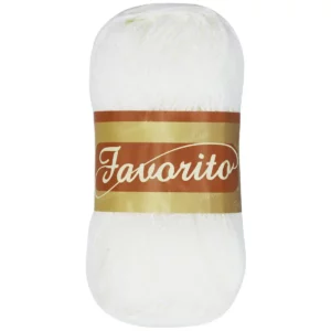 ESTAMBRE FAVORITO 50GRS 3018 BLANCO ANTIGÜO ATADO DE 6 PZAS.