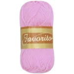 ESTAMBRE FAVORITO 50GRS 3030 ROSA BEBE ATADO DE 6 PZAS.