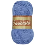 ESTAMBRE FAVORITO 50GRS 3064 AZUL CIELO ATADO DE 6 PZAS.
