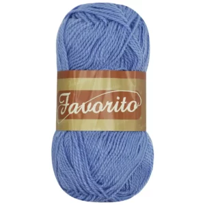 ESTAMBRE FAVORITO 50GRS 3064 AZUL CIELO ATADO DE 6 PZAS.