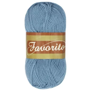ESTAMBRE FAVORITO 50GRS 3062 AZUL ACERO ATADO DE 6 PZAS.