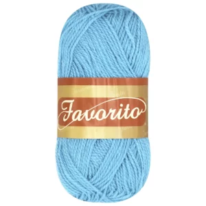 ESTAMBRE FAVORITO 50GRS 3074 TURQUESA MEDIO ATADO DE 6 PZAS.