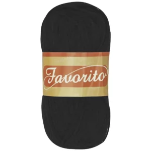 ESTAMBRE FAVORITO 50GRS 3099 NEGRO ATADO DE 6 PZAS.