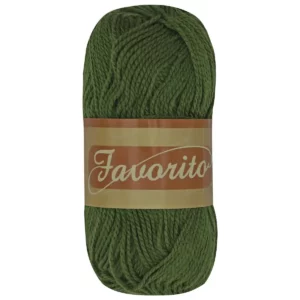ESTAMBRE FAVORITO 50GRS 3086 VERDE OLIVO ATADO DE 6 PZAS.