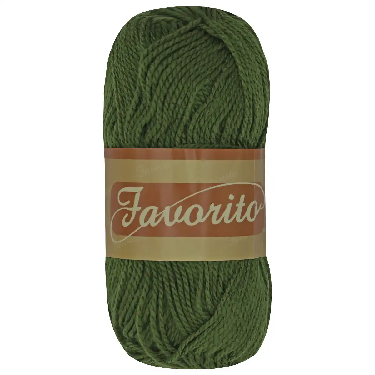 ESTAMBRE FAVORITO 50GRS 3086 VERDE OLIVO ATADO DE 6 PZAS.